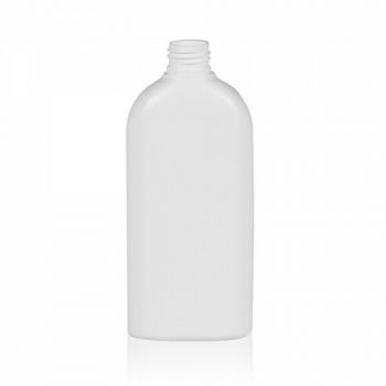250 ml bottle Basic Oval HDPE white 24.410
