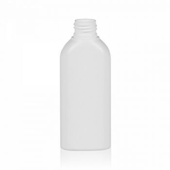 125 ml bottle Basic Oval HDPE white 24.410