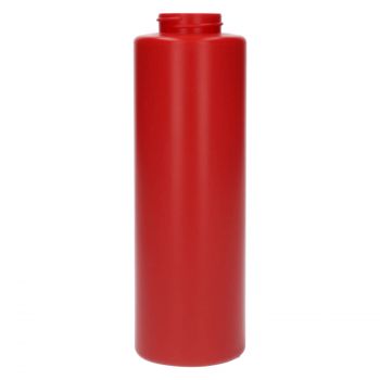 500 ml squeeze bottle Sauce round MIX LDPE-HDPE red 38.400