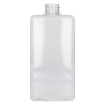 500 ml bottle Basic Rectangle PET Transparent 28.410