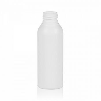 100 ml bottle Basic Round HDPE white 24.410