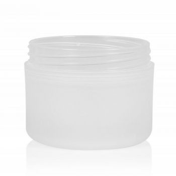 100 ml jar Frosted Soft PP natural double-walled