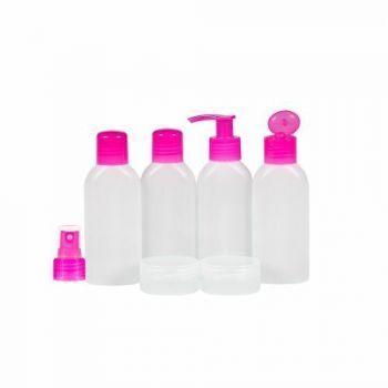 Travel bottles Pretty Pink PE