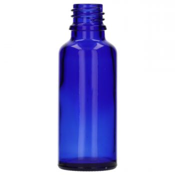 30 ml Dropper glass blue DIN18, 45g