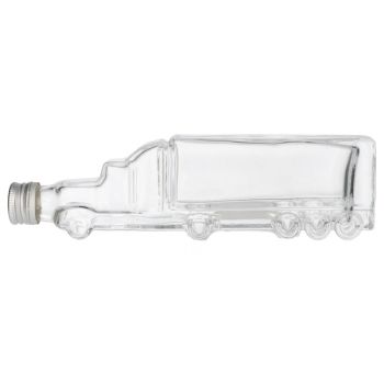 200 ml glazen fles in de vorm van een vrachtauto, inclusief dop