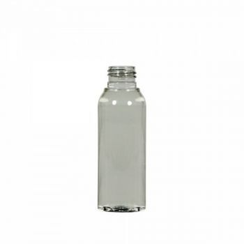 100 ml bottle Basic Round 100% recycled PET MOPET transparent 24.410