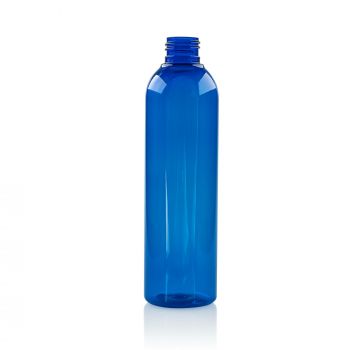 250 ml bottle Basic Round PET blauw 24.410