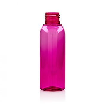 100 ml bottle Basic Round PET pink 24.410