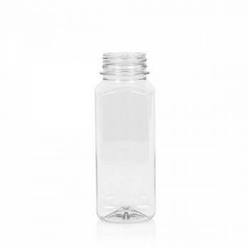 250 ml juice bottle Juice Square PET transparent